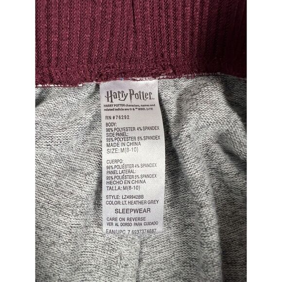 Harry Potter Sweatpants‎ Womens  Medium 8-10 Sleep Jogger Pajama - Picture 10 of 11